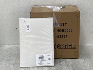 Lot 946  
            Marchington SR14 - Parcel Delivery Only 
                
BOX OF 500MIC CLEAR FROSTED POLYPROP A4 COVERS: LOCATION - F3