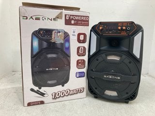 Lot 986  
            Marchington SR14 - Parcel Delivery Only 

                
DAEONE 8" POWERED BLUETOOTH LED SPEAKER - MODEL DY075: LOCATION - F4