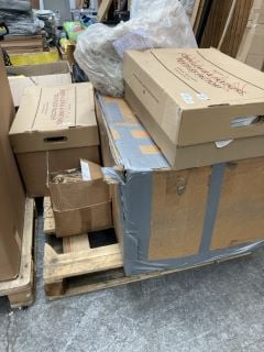 Lot 102  
            Marchington SR18 - Delivery or Collection 
                
PALLET OF ASSORTED HOUSEHOLD ITEMS TO INCLUDE PANASONIC NN-DS59NB 4 IN 1 STEAM CO...