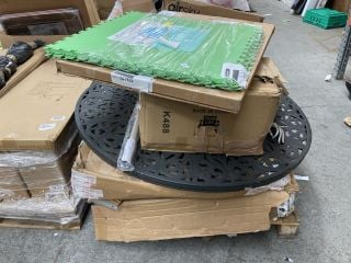 Lot 122  
            Marchington SR18 - Delivery or Collection 
                
PALLET OF ASSORTED ITEMS TO INCLUDE FLOWCLEAR POOL FLOOR PROTECTION MATS: LOCATIO...