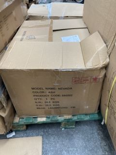 Lot 129  
            Marchington SR18 - Delivery or Collection 
                
NEVADA SWIVEL RECLINER AND FOOTSTOOL IN GREY: LOCATION - A7