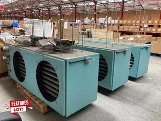 Lot 13  
            Marchington SR18 - Collection 
                
(COLLECTION ONLY) 3 X POWERMATIC COMMERCIAL WARM AIR HEATERS: LOCATION - A1