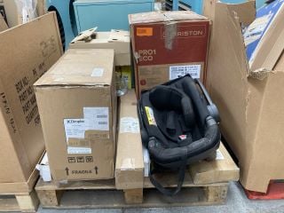 Lot 15  
            Marchington SR18 - Delivery or Collection 
                
PALLET OF ASSORTED HOUSEHOLD ITEMS TO INCLUDE ARTISTON PRO1 ECO ELECTRIC WATER HE...