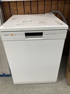 Lot 166  
            Marchington SR18 - Delivery or Collection 

                
COMFEE CDWPF1201PW FULL SIZE FREESTANDING DISHWASHER IN WHITE - ORIGINAL RRP £270...