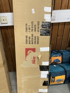 Lot 170  
            Marchington SR18 - Delivery or Collection 

                
TIMBER RIVA 5 TIER BOOKCASE IN WHITE: LOCATION - A4W