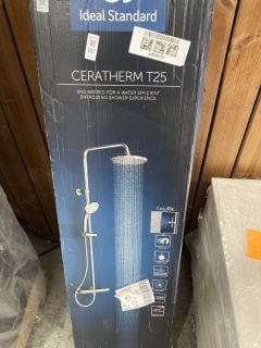 Lot 187  
            Marchington SR18 - Delivery or Collection 

                
IDEAL STANDARD CERATHERM T25 THERMOSTATIC SHOWER MIXER WITH KIT IN CHROME - ORIGI...