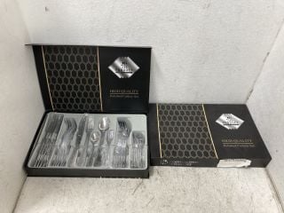 Lot 205  
            Marchington SR18 - Collection 

                
(COLLECTION ONLY) 2 X STAINLESS STEEL CUTLERY SETS (18+ ID REQUIRED): LOCATION - AR1