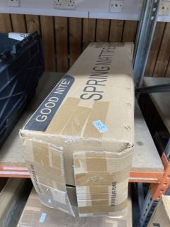 Lot 224  
            Marchington SR18 - Delivery or Collection 

                
GOOD NITE SPRING MATTRESS SIZE UNKNOWN: LOCATION - AR2