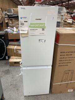 Lot 22  
            Marchington SR18 - Delivery or Collection 
                
COMFEE RCB169WH2 FREESTANDING FRIDGE FREEZER IN WHITE - ORIGINAL RRP £229.99: LOC...