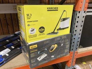 Lot 241  
            Marchington SR18 - Delivery or Collection 

                
KARCHER SC3 DELUXE HOME STEAM CLEANER TO INCLUDE WAGNER POWER STEAMER 915E STEAM ...