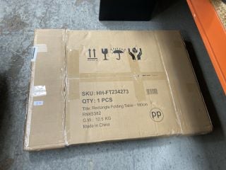 Lot 244  
            Marchington SR18 - Delivery or Collection 

                
RECTANGLE FOLDING TRESTLE TABLE - 180CM (6FT): LOCATION - AR3