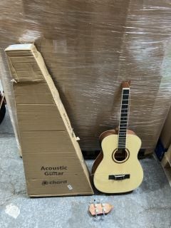 Lot 265  
            Marchington SR18 - Delivery or Collection 

                
CHORD BOM-40 ELECTRO-ACOUSTIC SHORT-SCALE BASS GUITAR: LOCATION - AR5