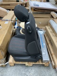 Lot 314  
            Marchington SR18 - Delivery or Collection 

                
PALLET OF VEHICLE ITEMS TO INCLUDE OPEL CORSA D CAR SEAT (PASSENGER SIDE): LOCATI...