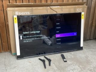 Lot 324  
            Marchington SR18 - Delivery or Collection 

                
HISENSE 55" A6Q YHD SMART TV - ORIGINAL RRP £399: LOCATION - B4