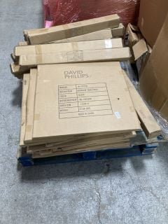 Lot 34  
            Marchington SR18 - Delivery or Collection 
                
PALLET OF DAVID PHILLIPS ABRAHAM TABLES IN BLACK: LOCATION - A3 (KERBSIDE PALLET ...
