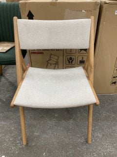 Lot 352  
            Marchington SR18 - Delivery or Collection 

                
JOHN LEWIS & PARTNERS X-RAY DINING CHAIR OAK WITH BELFAST 023 FABRIC: LOCATION - B5