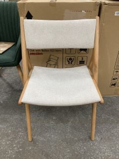 Lot 354  
            Marchington SR18 - Delivery or Collection 

                
JOHN LEWIS & PARTNERS X-RAY DINING CHAIR OAK WITH BELFAST 023 FABRIC: LOCATION - B5