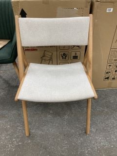 Lot 355  
            Marchington SR18 - Delivery or Collection 

                
JOHN LEWIS & PARTNERS X-RAY DINING CHAIR OAK WITH BELFAST 023 FABRIC: LOCATION - B5