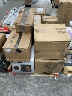 Lot 359  
            Marchington SR18 - Delivery or Collection 

                
PALLET OF ASSORTED HOUSEHOLD ITEMS TO INCLUDE BREVILLE HALO FLEXI AIR FRYER - 11L...