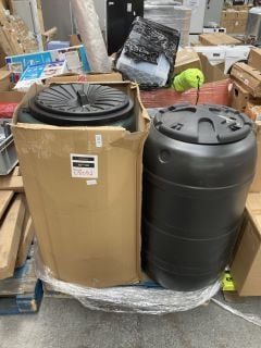 Lot 35  
            Marchington SR18 - Delivery or Collection 
                
PALLET OF ASSORTED ITEMS TO INCLUDE WATER BUTT 227 KIT: LOCATION - A3 (KERBSIDE P...