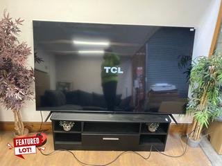 Lot 3  
            Marchington SR18 - Delivery or Collection 
                
TCL 85Q6C-UK 85 INCH 4K OLED SMART FIRE TV - ORIGINAL RRP:£949: LOCATION - BOOTH