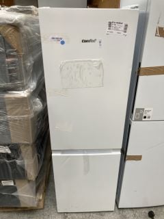 Lot 53  
            Marchington SR18 - Delivery or Collection 
                
COMFEE RCB169WH2(E) REFRIGERATOR FREEZER IN WHITE - ORIGINAL RRP:£229: LOCATION - A4