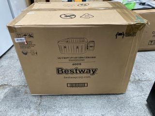 Lot 58  
            Marchington SR18 - Delivery or Collection 
                
BESTWAY LAY-Z-SPA IBIZA AIRJET HOT TUB - ORIGINAL RRP:£449: LOCATION - A4