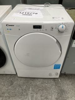 Lot 65  
            Marchington SR18 - Delivery or Collection 
                
CANDY SMART 10KG FREESTANDING TUMBLE DRYER IN WHITE: LOCATION - A4