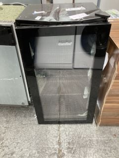 Lot 67  
            Marchington SR18 - Delivery or Collection 
                
COMFEE UNDER COUNTER WINE COOLER FRIDGE IN BLACK - ORIGINAL RRP:£149: LOCATION - A4