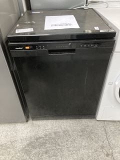 Lot 74  
            Marchington SR18 - Delivery or Collection 
                
COMFEE CDWPF1201PW FREESTANDING DISHWASHER IN BLACK - ORIGINAL RRP:£269: LOCATION...