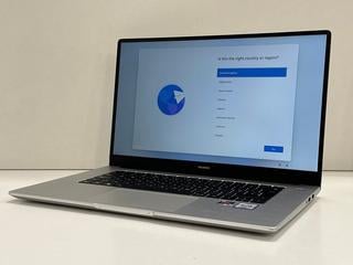 Lot 111  
            Marchington - Parcel Delivery Only 

                
HUAWEI MATEBOOK D 15 512GB LAPTOP: MODEL NO BOM-WDQ9 (UNIT ONLY). AMD RYZEN 5 550...