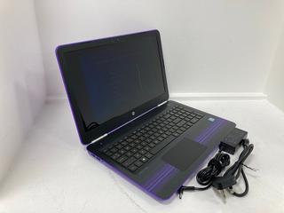 Lot 114  
            Marchington - Parcel Delivery Only 

                
HP PAVILION 15-AU184SA 1TB LAPTOP IN PURPLE. (WITH POWER CABLE). 8GB, INTEL CORE ...