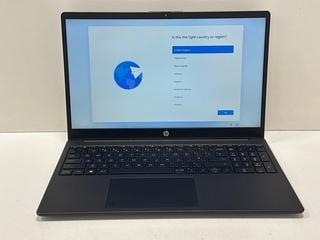Lot 116  
            Marchington - Parcel Delivery Only 

                
HP 15-FC0017NA 256 GB LAPTOP IN BLACK. (WITH MAINS POWER ADAPTER). AMD RYZEN 5 75...