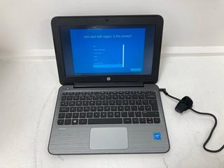 Lot 120  
            Marchington - Parcel Delivery Only 

                
HP STREAM 11-R005NA 32GB LAPTOP IN GREY. (WITH POWER CABLE). INTEL CELERON N3050 ...