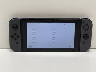 Lot 129  
            Marchington - Parcel Delivery Only 

                
NINTENDO SWITCH 32 GB GAMES CONSOLE IN BLACK: MODEL NO HAC-001 (WITH CASE & MAINS...