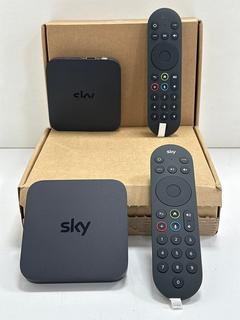 Lot 151  
            Marchington - Parcel Delivery Only 

                
2X SKY STREAM PUCK TV BOXES: MODEL NO IP061-EF-ANT-UKIE (WITH BOX & ALL ACCESSORI...