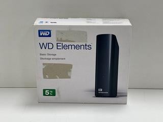Lot 172  
            Marchington - Parcel Delivery Only 

                
WESTERN DIGITAL ELEMENTS DESKTOP HDD 5TB EXTERNAL STORAGE DEVICE: MODEL NO WDBWLG...