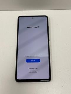 Lot 23  
            Marchington - Parcel Delivery Only 

                
SAMSUNG GALAXY A72 128 GB SMARTPHONE IN BLACK: MODEL NO SM-A725F/DS (UNIT ONLY) [...