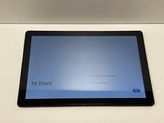 Lot 60  
            Marchington - Parcel Delivery Only 

                
ANDROID TAB 10 MAX 64 GB TABLET WITH WIFI IN BLACK: MODEL NO M10 (WITH BOX, KEYBO...