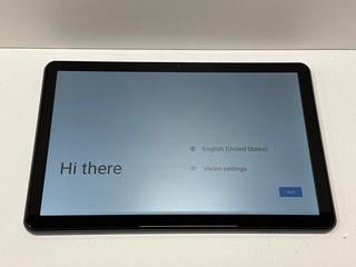 Lot 63  
            Marchington - Parcel Delivery Only 

                
UNBRANDED T80 128 GB TABLET WITH WIFI IN GREY. (WITH BOX, CHARGER CABLE & ADAPTER...