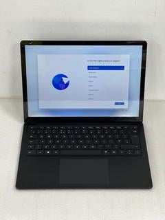 Lot 91  
            Marchington - Parcel Delivery Only 

                
MICROSOFT SURFACE LAPTOP 3 256GB LAPTOP IN BLACK: MODEL NO 1868. INTEL CORE I5-10...