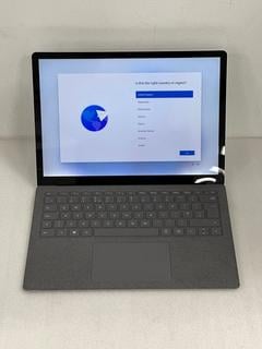 Lot 92  
            Marchington - Parcel Delivery Only 

                
MICROSOFT SURFACE LAPTOP 3 128GB LAPTOP IN SILVER: MODEL NO 1867. INTEL CORE I5-1...