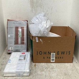 Lot 1038  
            Marchington SR12 - Parcel Delivery Only 

                
QTY OF ASSORTED JOHN LEWIS & PARTNERS HOUSEHOLD ITEMS TO INCLUDE ONE PAIR OF PENC...