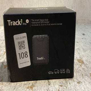Lot 108  
            Marchington SR12 - Parcel Delivery Only 

                
TRACKI PRO 4G HEAVY DUTY WATERPROOF GPS TRACKER: LOCATION - A1