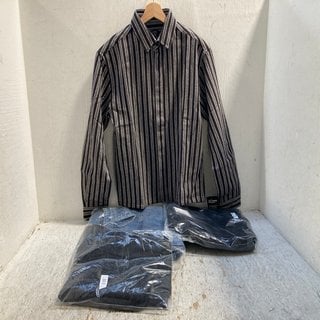 Lot 111  
            Marchington SR12 - Parcel Delivery Only 

                
4 X BOOHOOMAN ASSORTED CLOTHING TO INCLUDE OVERSIZED BOXY STRIPE LONG SLEEVE SHIR...