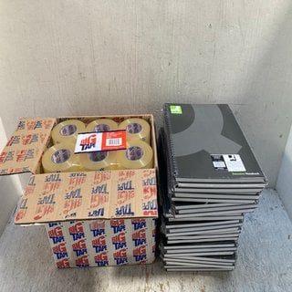 Lot 114  
            Marchington SR12 - Parcel Delivery Only 

                
QTY OF ASSORTED STATIONARY ITEMS TO INCLUDE 1 XBOX BIGG TAPE LOW NOISE CLEAR TAPE...