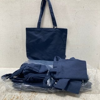 Lot 133  
            Marchington SR12 - Parcel Delivery Only 

                
QTY OF ASSORTED ECODUKA 100% TOTE BAGS IN NAVY BLUE: LOCATION - AR2