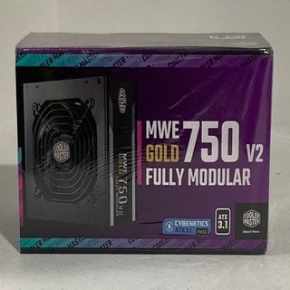 Lot 15  
            Marchington SR12 - Parcel Delivery Only 

                
COOLER MASTER MEW GOLD 750 V2 FULLY MODULAR - ORIGINAL RRP £156.94 (SEALED): LOCA...