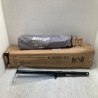 Lot 173  
            Marchington SR12 - Parcel Delivery Only 

                
QTY ASSORTED GARDENING ITEMS TO INCLUDE 1 X VANGO GROUNDSHEET PROTECTOR GP004: LO...