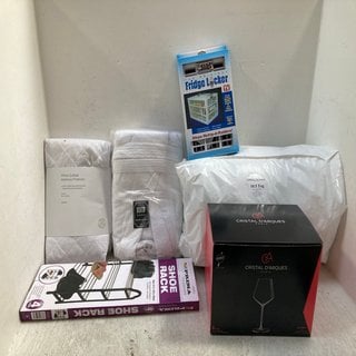 Lot 196  
            Marchington SR12 - Parcel Delivery Only 

                
QUANTITY OF ASSORTED HOUSEHOLD ITEMS TO INCLUDE 1 X BOX OF 6 CRISTAL D'ARQUES WIN...